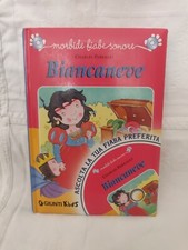 LIBRO Bambini BIANCANEVE Fratelli Grimm 2002 MORBIDE FIABE GIUNTI KIDS FAVOLE
