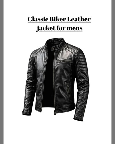 Giacca motociclista uomo - giacca,
