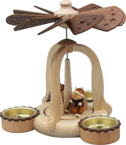 Piramide sciatori altezza 17cm - sciatori,