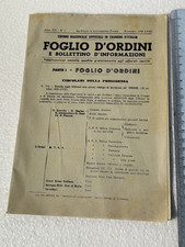 FOGLIO D’ORDINI UNIONE