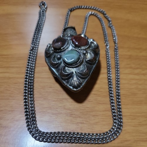 Collana peltro profumo - in,