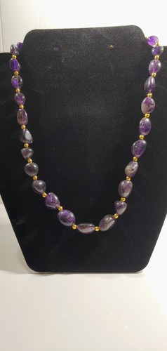 Collana amatista con accenti - con,
