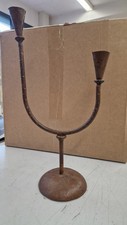 CANDELIERE CANDELABRO VINTAGE FERRO COLOR RAME