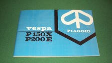 Uso e manutenzione Vespa p 150 x - p 200 e - p150x - p200e