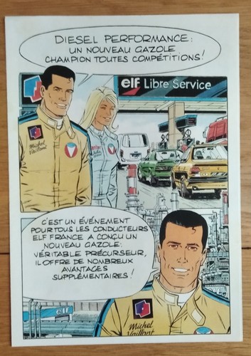 Publicitaire michel vaillant - publicitaire,