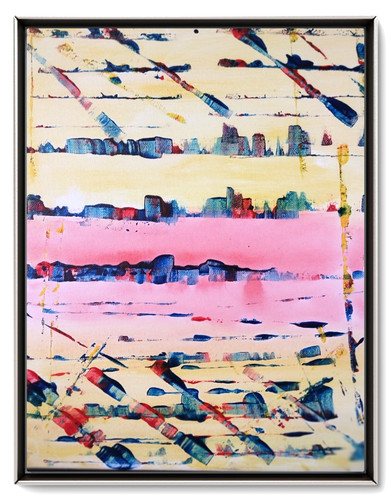 Quadro astratto espressionista