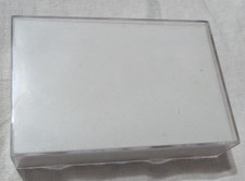 CORNICE PORTAFOTO DA TAVOLO PLASTICA TRASPARENTE   15,5x10,5x3,5 cm