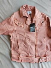 Paige. Taglia S. Giacca da motociclista in denim. Nuovo, con etichette, £ 185,00