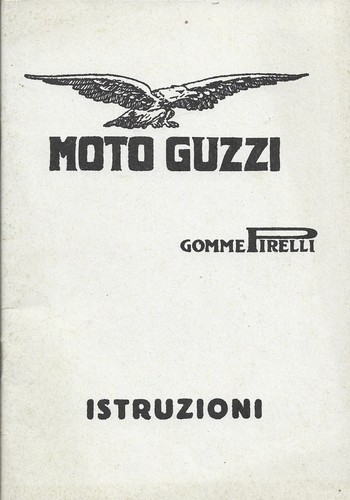Moto guzzi istruzioni gomme - guzzi,