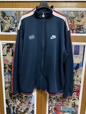 Nike Vintage Anni 80 90 Felpa Zip Uomo colore blu navy Taglia XL