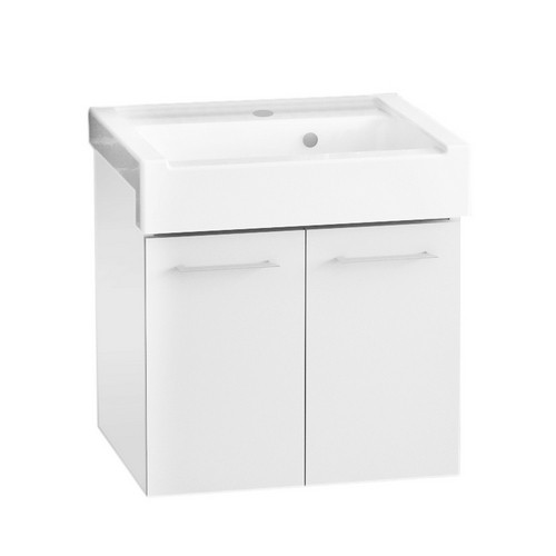 Lavatoio sospeso con lavabo - , in