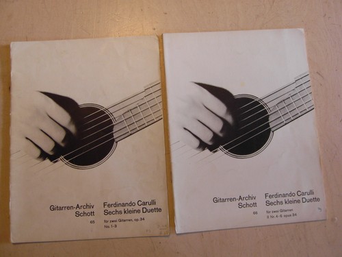 Vecchia spartiti chitarra - vecchia,