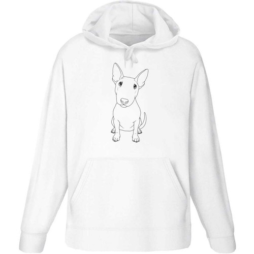 Sitting bull terrier felpa - 'sitting, terrier'
