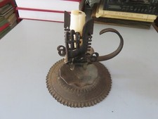 Antico Candeliere - candelabro - portacandela - ferro battuto - veneziano