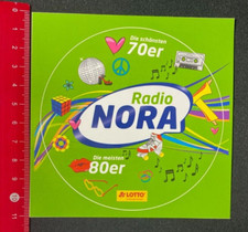 Aufkleber/Sticker: Radio Nora