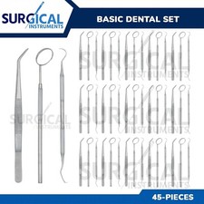 Set 45 pezzi strumenti dentali