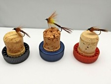 Mosca Pesca Fagiano Coda Ninfa Colorato Selezione x16 Fornito Con Scatola #344