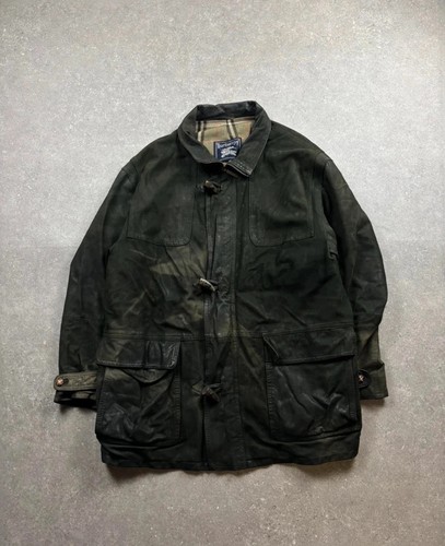 Vintage burberry real leather - burberry,