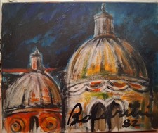 Gustavo Boldrini, olio su