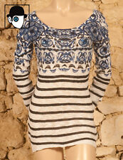 TUNICA/ABITO A RIGHE 'DESIGUAL' - UK 8 / US 4 / FR 36