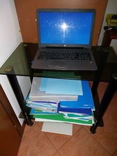 Carrello Porta TV con Ruote Mobile  Moderno vetro