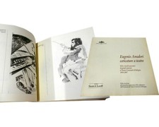 Eugenio Amadori caricature a teatro 1949 - 1987 con autografo
