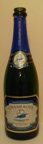 Bottiglia champagne vuota - champagne,