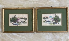 Coppia di piccoli quadri con