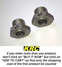 E0239 - MUGEN WHEEL HUBS (2) (MBX6/6R - MBX7/7R - MBX8/8R) - HEXAGONES DE ROUES