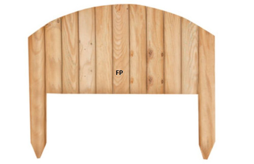 Steccato legno aiuole - aiuole, recinto