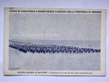 RICCIONE Colonia Marina Cassa Fascista Modena animata Rimini vecchia cartolina