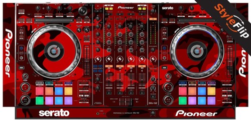 Pioneer ddj skin rosso - ddj-sz, |