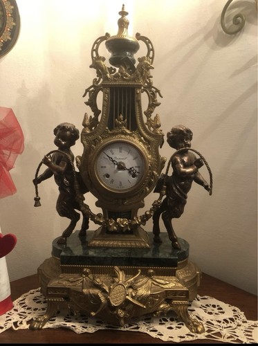 Orologio candelabri trittico - orologio,