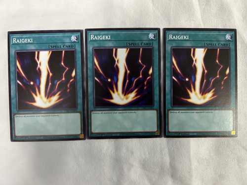 Raigeki playset yugioh - x3,