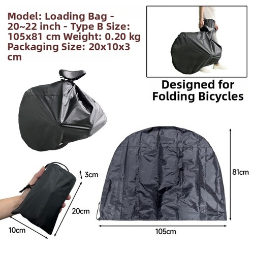 Borsa porta bici pieghevole - pieghevole, e