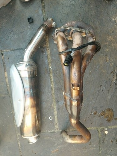 Scarico completo triumph - 955, i