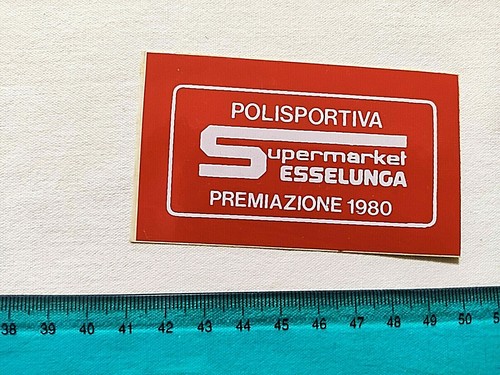 Adesivo polisportiva esselunga - adesivo,