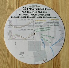 Pioneer PL-2/4/5/7/8 & PL-100/200/300/400/500 goniometro allineamento braccio