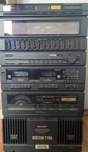 Sharp system 7700 stereo fi - system-7700,
