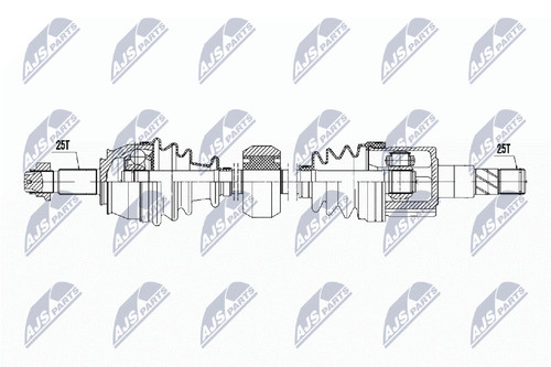 Albero motore nty npw - motore, npw-pl-131
