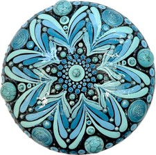 Arte Mandala Turchese Dicembre