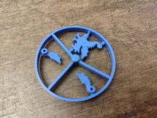 LEGO PIUME blu CAVALIERE CASTELLO VINTAGE ORIGINALI RICAMBI cod 4502w