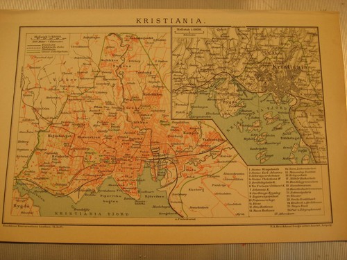 Mappa antica del 1900
