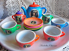 Servizio da tè miniatura in porcellana da collezione thé regina Maria Antonietta