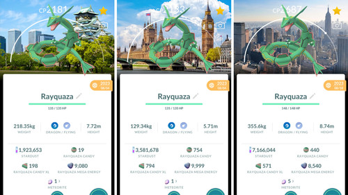 Non shiny rayquaza - rayquaza, fest