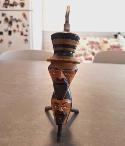 Pipa vintage legno - pipa, intagliato
