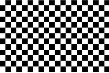 Pellicola Adesiva per Car Wrapping, Scacchi Bianco Nero, 35 X 50 Cm - 1018 - 