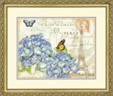 Punto croce "Parigi Ortensie"