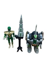  vintage 1993 Mighty Morphin Power Rangers MMPR Green Dragonzord & Tommy