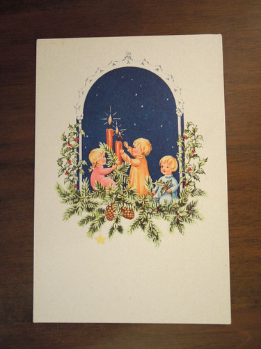 Angeli cartolina postale - -,